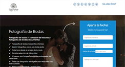 Desktop Screenshot of fotografiabodas.com.mx